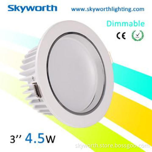 4\" 9W SMD LED Down Lamps LED 3 Years Warranty CE RoHS Approved